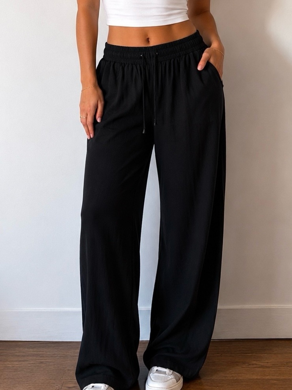 PINK Victoria’s Secret. Black pants. Large.